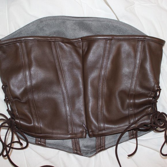 I.AM.GIA VENA TOP BROWN XS - Picture 6 of 8